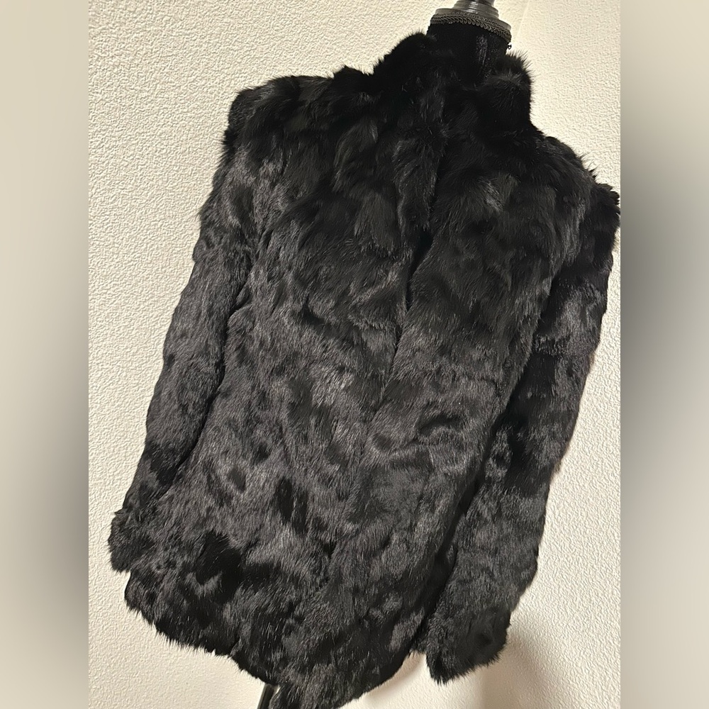 LUXURY RABBIT FUR COAT - Picture 13 of 15